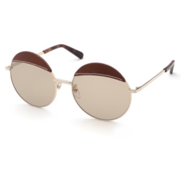 Loewe Accessories - LOEWE LEATHER ROUND SUNGLASSES